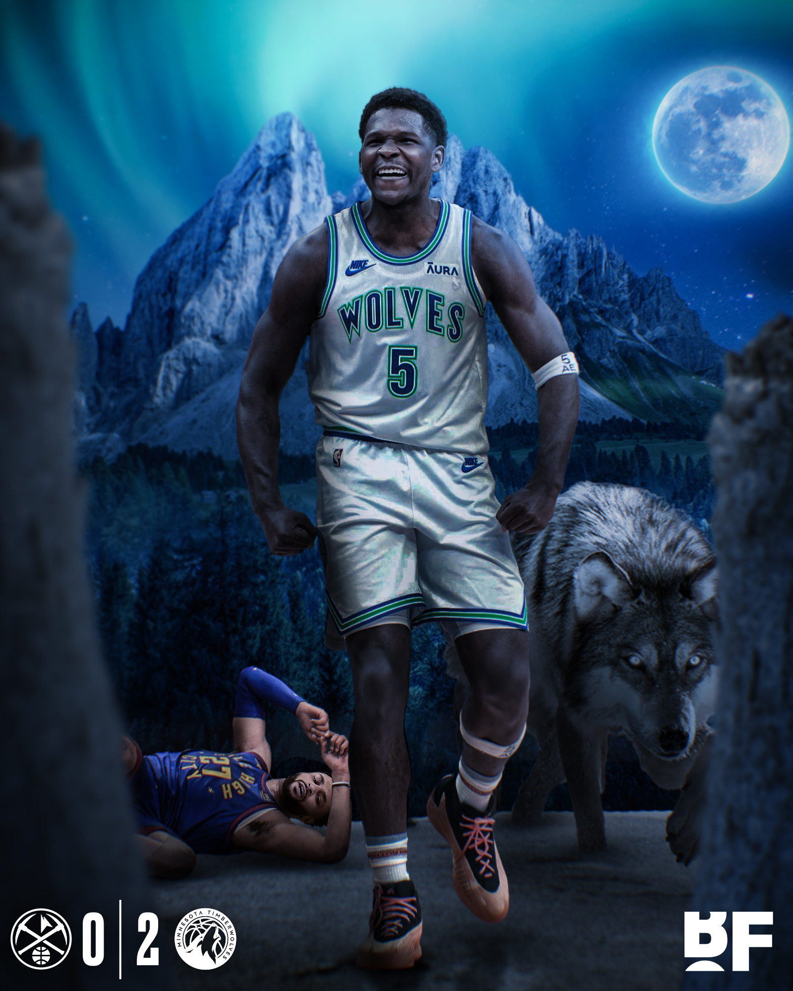 森林狼客场击败掘金，唐斯防守篮板两全其美