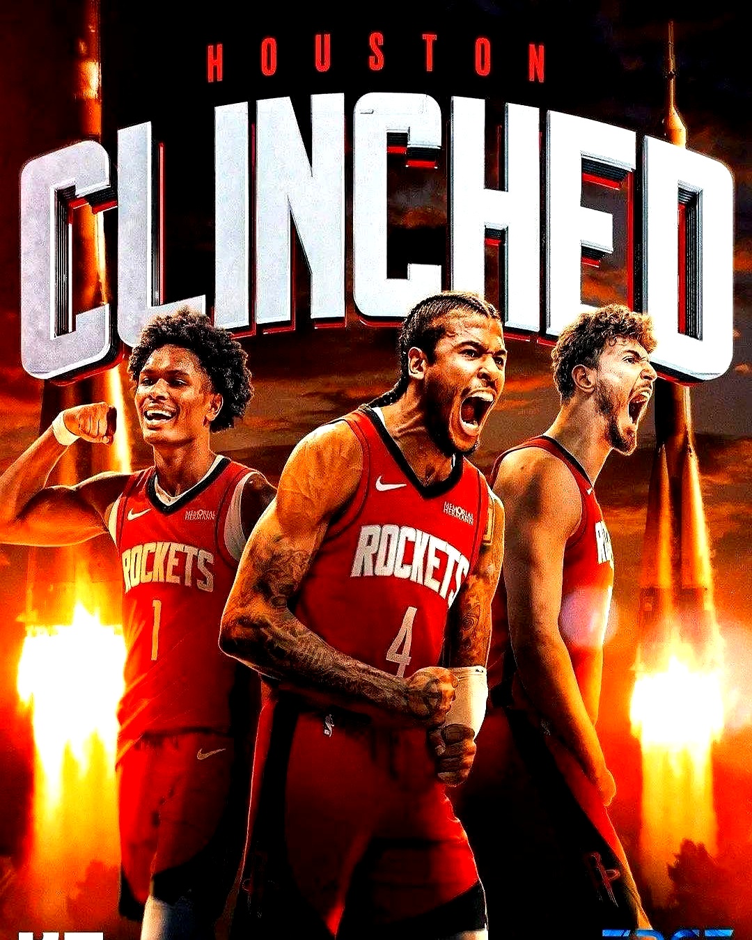 火箭力克奇才，豪取四连胜